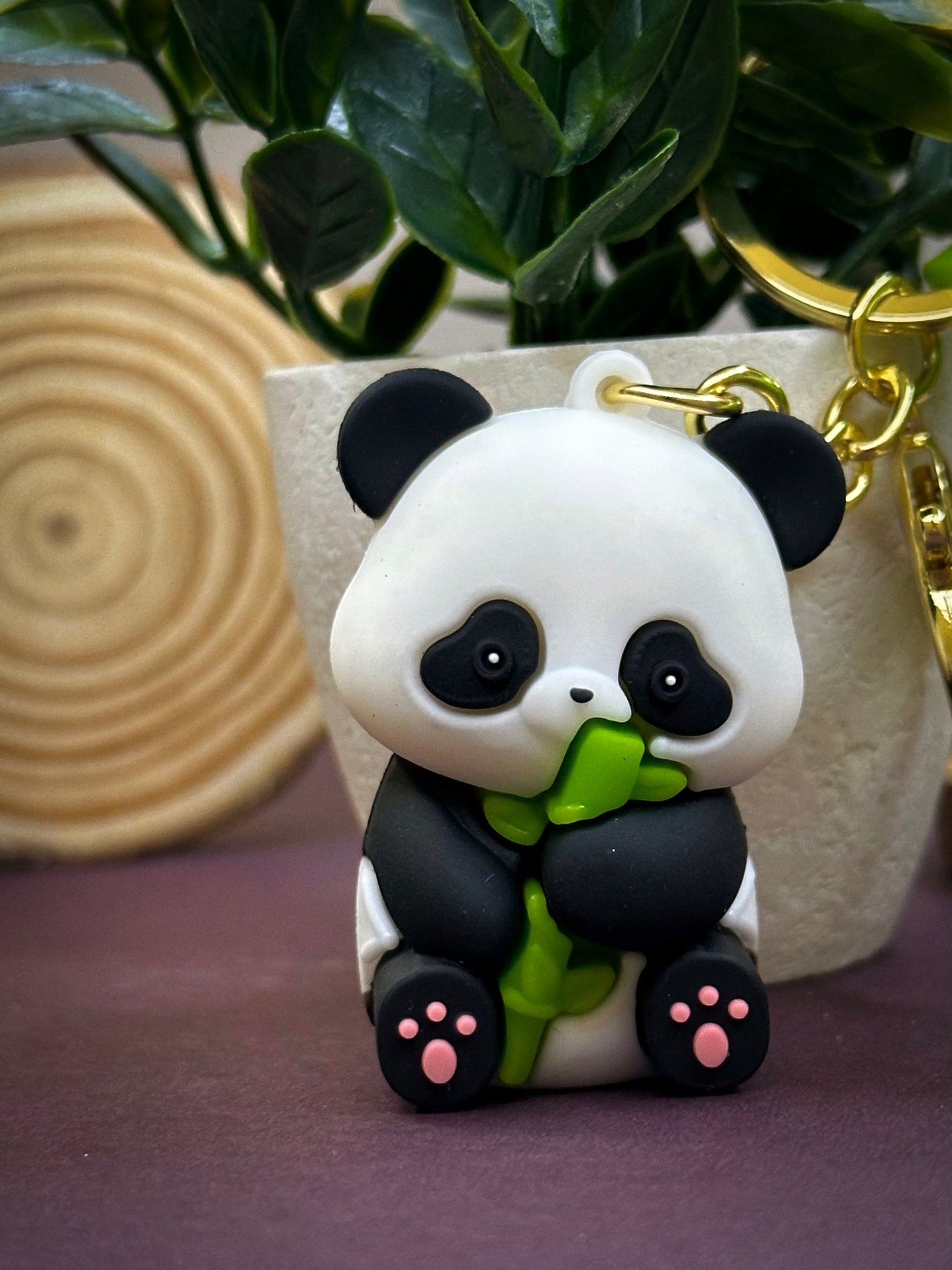 Cute Panda Keychain โ Adorable Design | Premium Quality