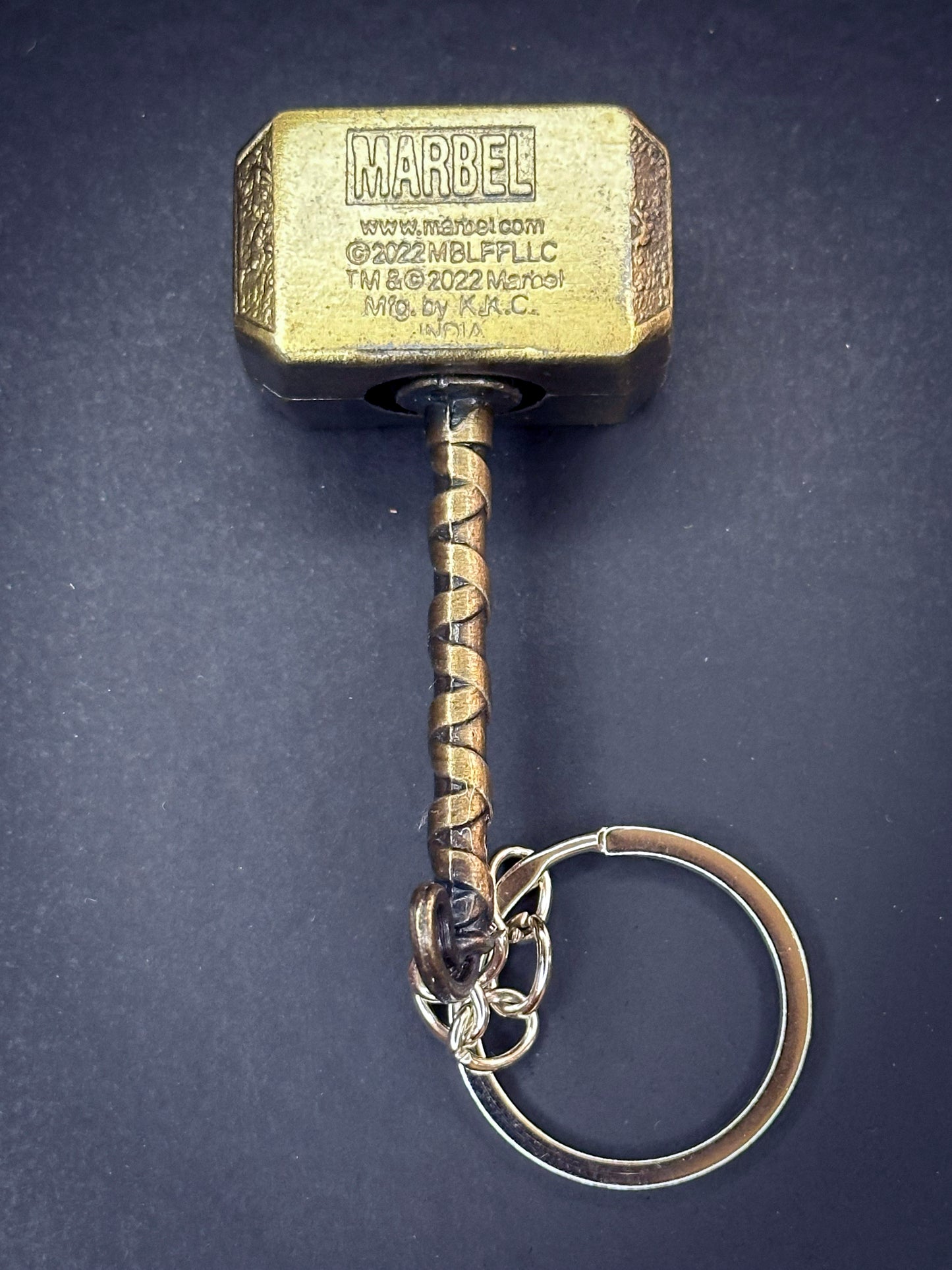Thor’s Hammer Keychain Set – Marvel Weapons Miniature Keyring