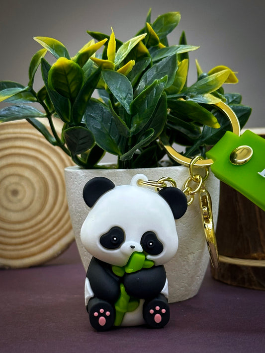 🐼 Cute Panda Keychain – Adorable Design | Premium Quality